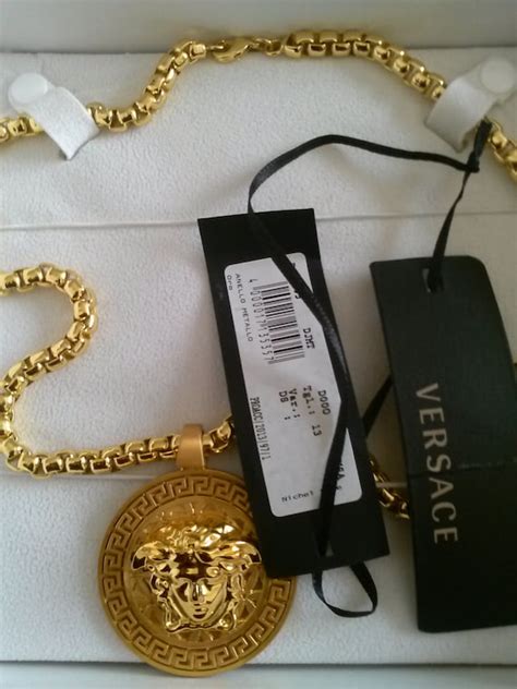 real versace chain|authentic Versace jewelry.